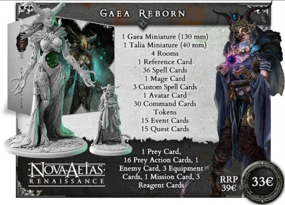 Black Rose Wars: Rebirth - Gaea Reborn Expansion  (1-4) board game collectible [Barcode 8052282851452] - Main Image 4