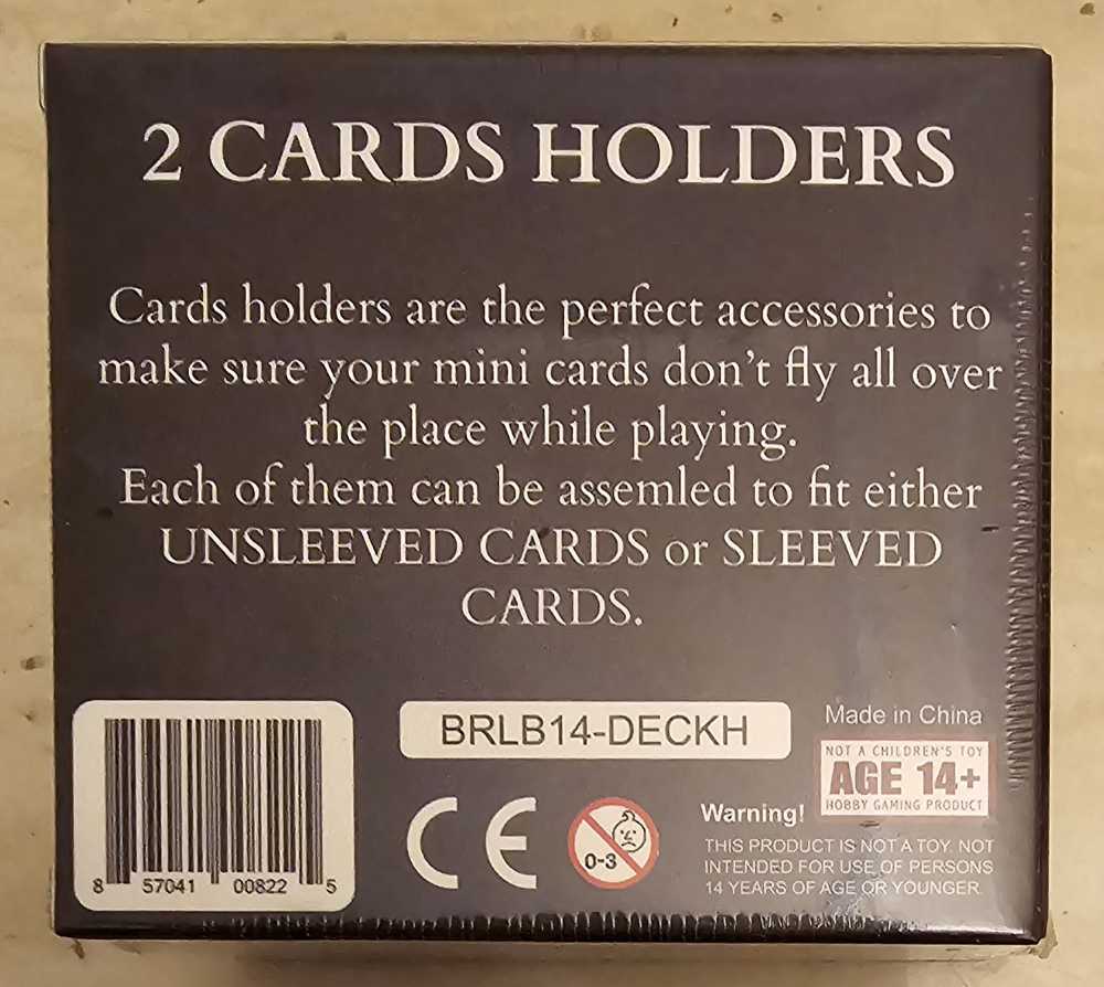 Black Rose Wars: Rebirth - 2 Card Holders  (2-4) board game collectible [Barcode 857041008225] - Main Image 3