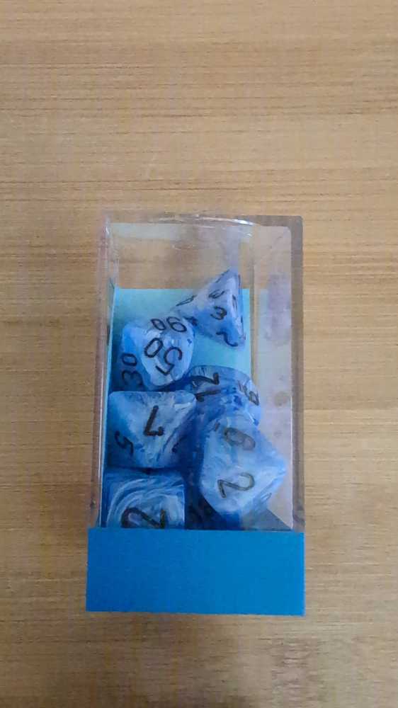 Chessex Vortex Snow Set  board game collectible [Barcode 601982019693] - Main Image 2