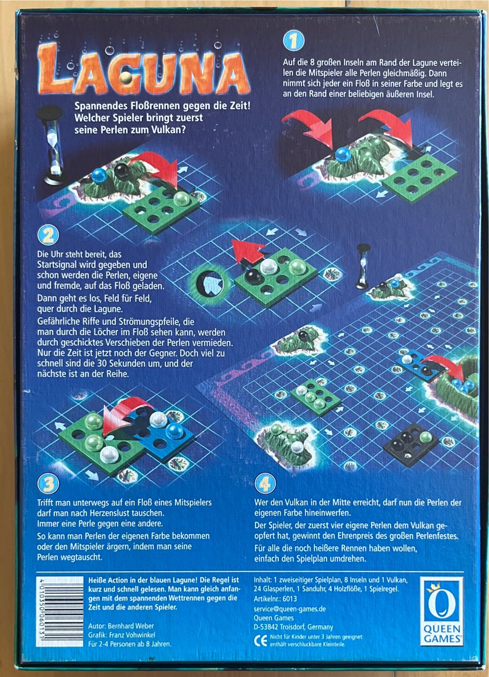 Laguna Board Game Queen Games Neu Ean The  (2-4) board game collectible [Barcode 4010350060131] - Main Image 2