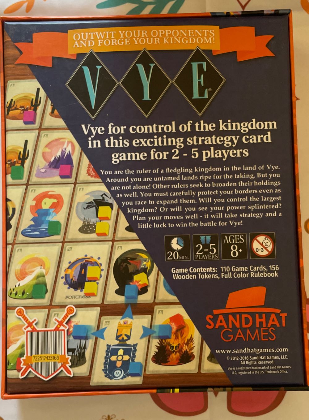Vye  (2-5) board game collectible [Barcode 722512433168] - Main Image 2