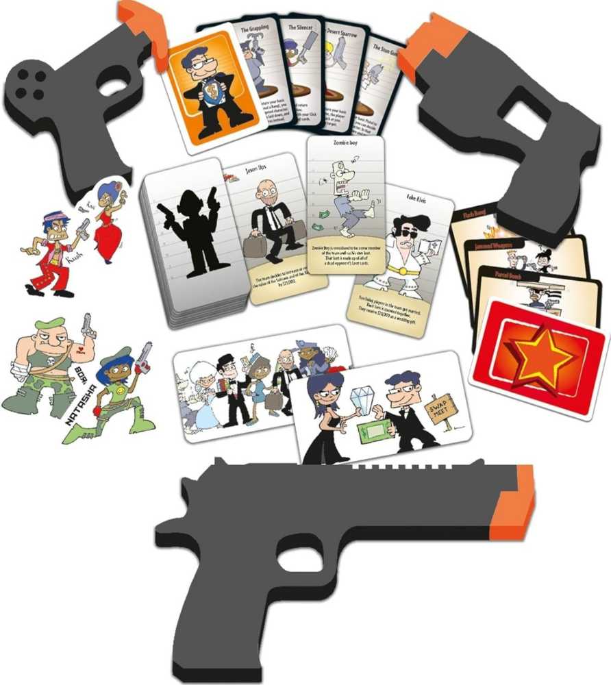Cash ’N Guns: Team Spirit Expansion  (4-9) board game collectible - Main Image 3