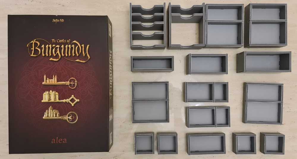 Castles Of Burgundy, (The) (20th Anniversary Edition) Folded Space Insert  (1-4) board game collectible - Main Image 2