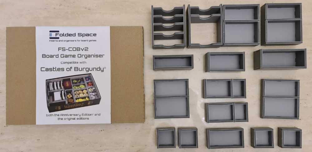 Castles Of Burgundy, (The) (20th Anniversary Edition) Folded Space Insert  (1-4) board game collectible - Main Image 3