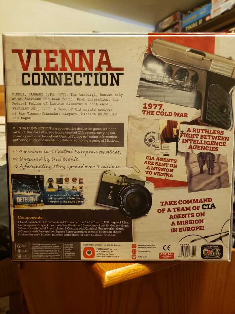 Detective Vienna Connection  board game collectible [Barcode 5902560383201] - Main Image 2