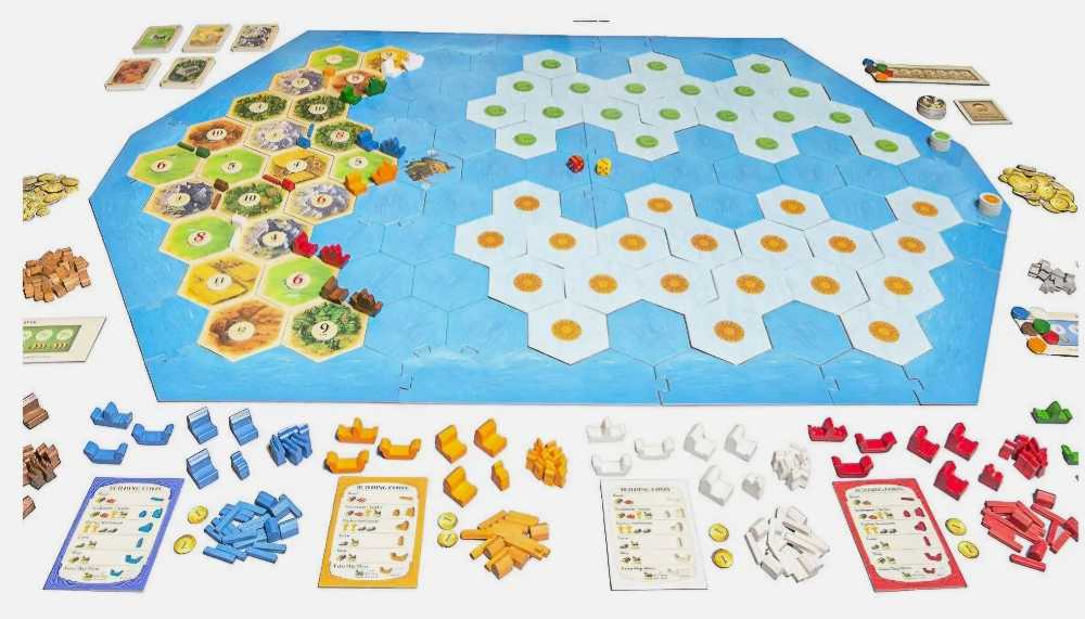 Catan : Explorers & Pirates 5-6th Player Expansion - 5th Edition  (3-6) board game collectible - Main Image 3