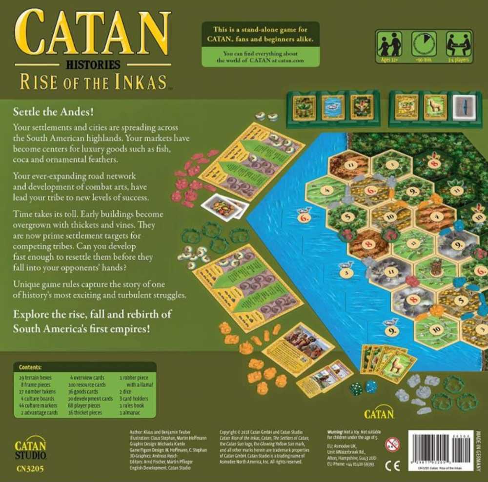 Catan : Histories - Rise Of The Incas  (3-4) board game collectible - Main Image 2