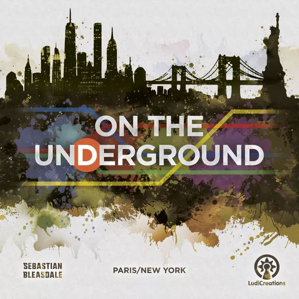 On the Underground: Paris / New York (Deluxe)  (2-5) board game collectible - Main Image 2