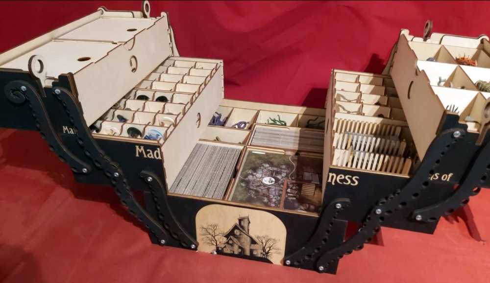 Mansions Of Madness - 2nd Edition: Kallax Black Cantelever Storage Box  (2-6) board game collectible - Main Image 2