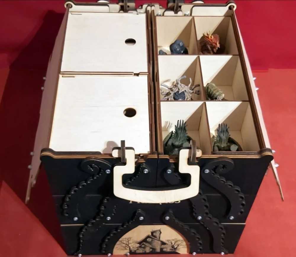 Mansions Of Madness - 2nd Edition: Kallax Black Cantelever Storage Box  (2-6) board game collectible - Main Image 4