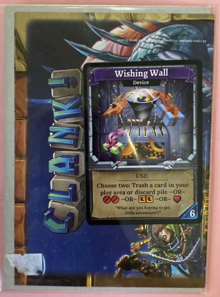 Clank! Wishing Wall - Promo Card - Brettspiel Adventskalender 2017  (2-4) board game collectible - Main Image 2