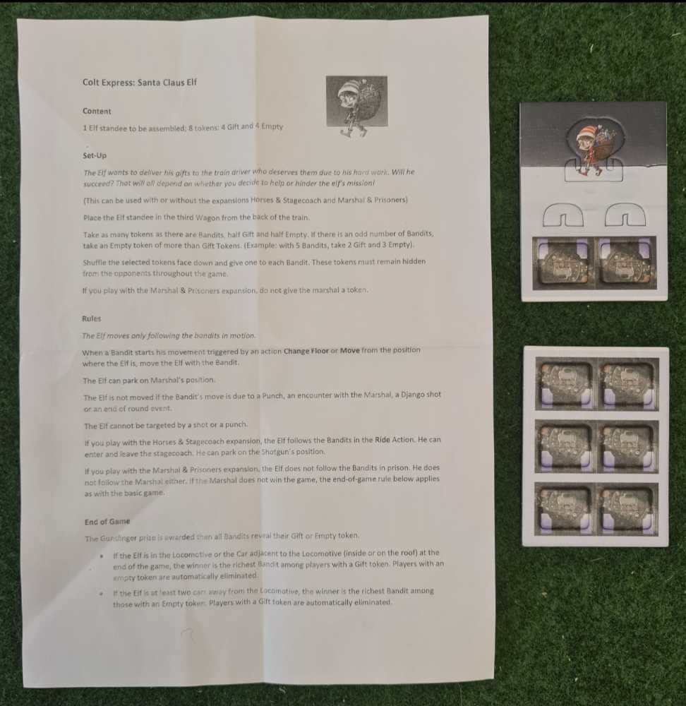 Colt Express: Santa Claus Elf - Mini Expansion  (2-6) board game collectible - Main Image 2