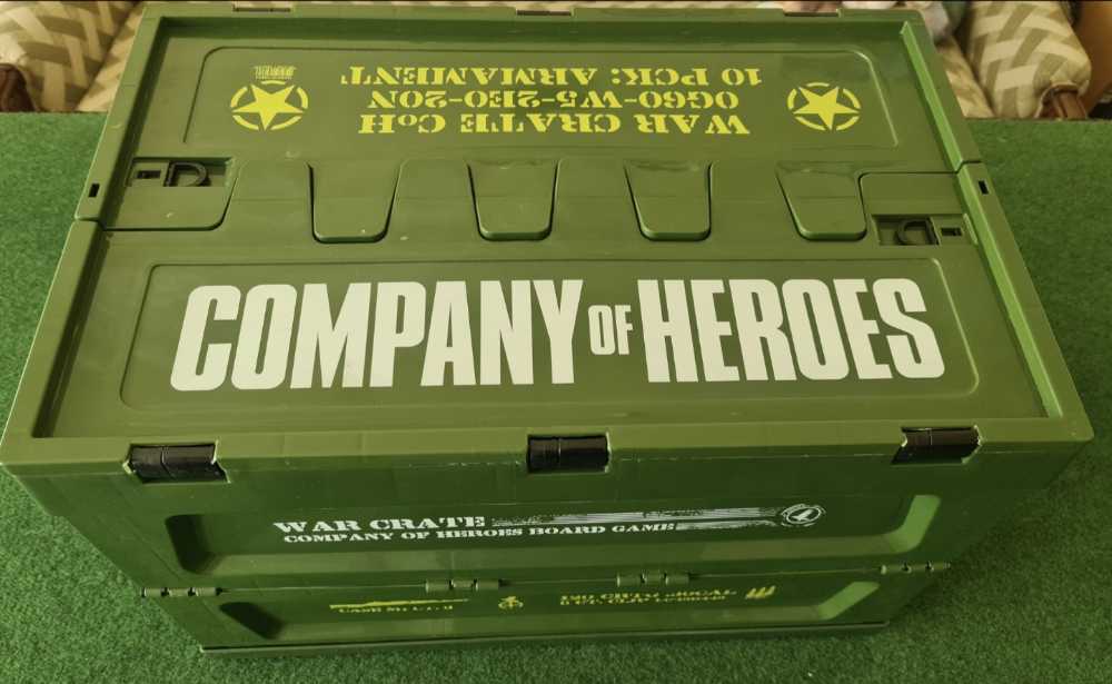 Company Of Heroes: 1st Edition - Deluxe Storage Crate - KS Exclusive  (2-4) board game collectible - Main Image 2