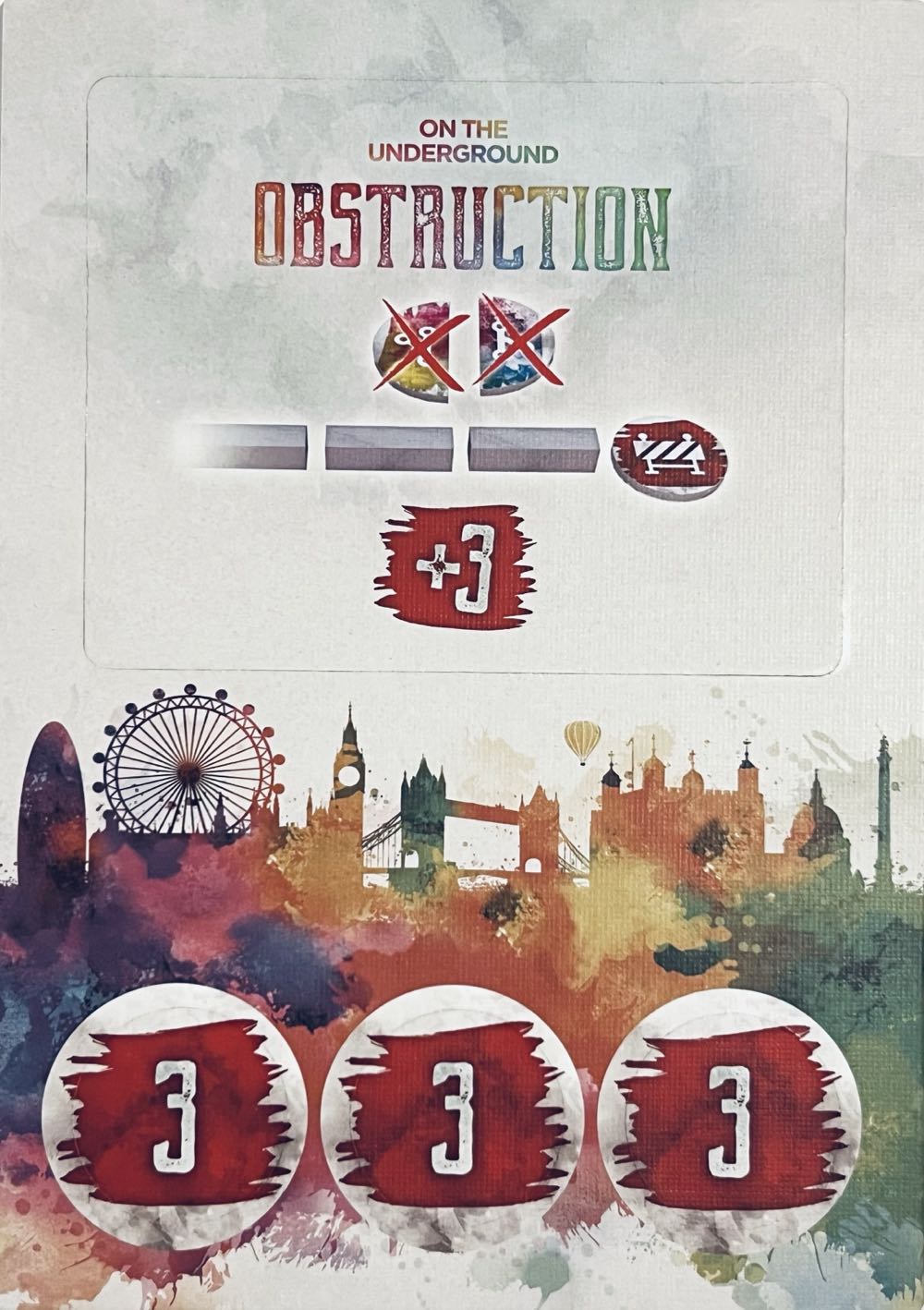 On the Underground: Obstruction  (2-5) board game collectible [Barcode 787790024033] - Main Image 2