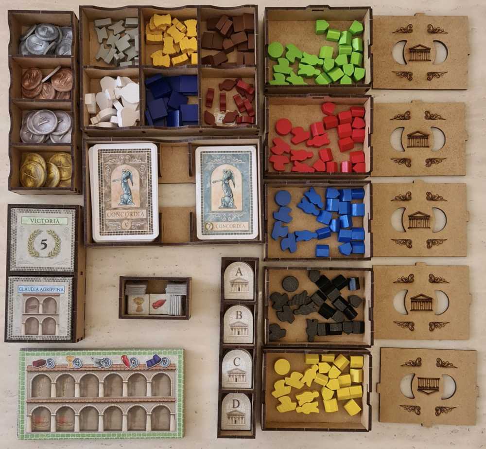 Concordia + Salsa: Etsy Wooden Insert  (2-5) board game collectible - Main Image 3