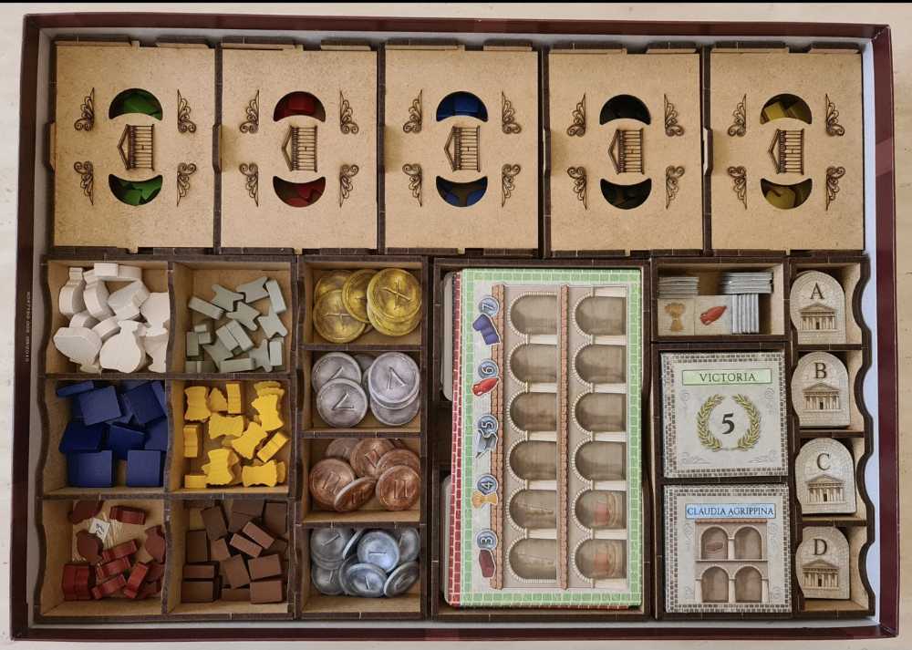 Concordia + Salsa: Etsy Wooden Insert  (2-5) board game collectible - Main Image 4