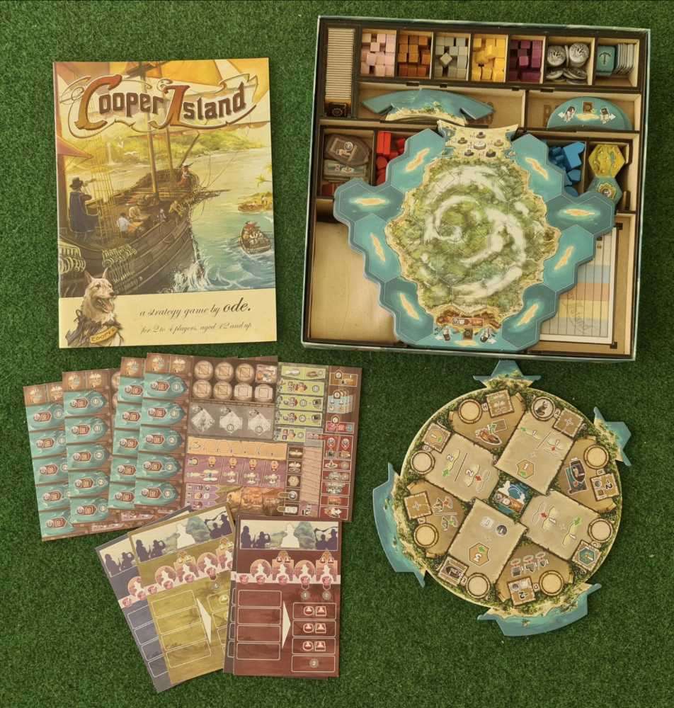 Cooper Island: Wooden Insert - Etsy  (2-4) board game collectible - Main Image 2