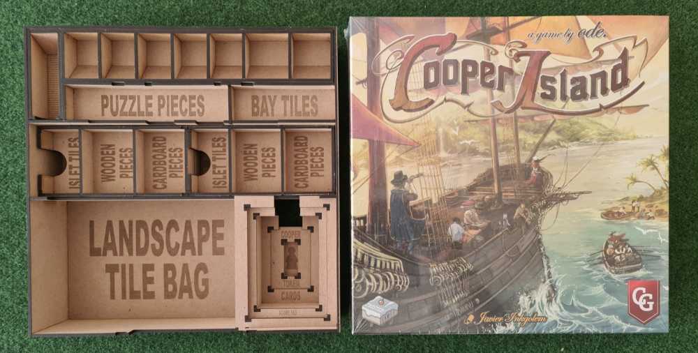 Cooper Island: Wooden Insert - Etsy  (2-4) board game collectible - Main Image 3