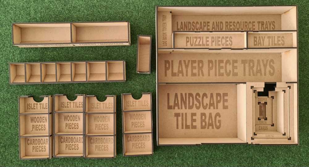 Cooper Island: Wooden Insert - Etsy  (2-4) board game collectible - Main Image 4