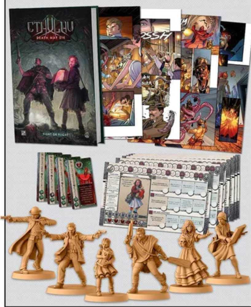 Cthulhu Death May Die: Comic Hardback + Extras  (1-5) board game collectible - Main Image 2