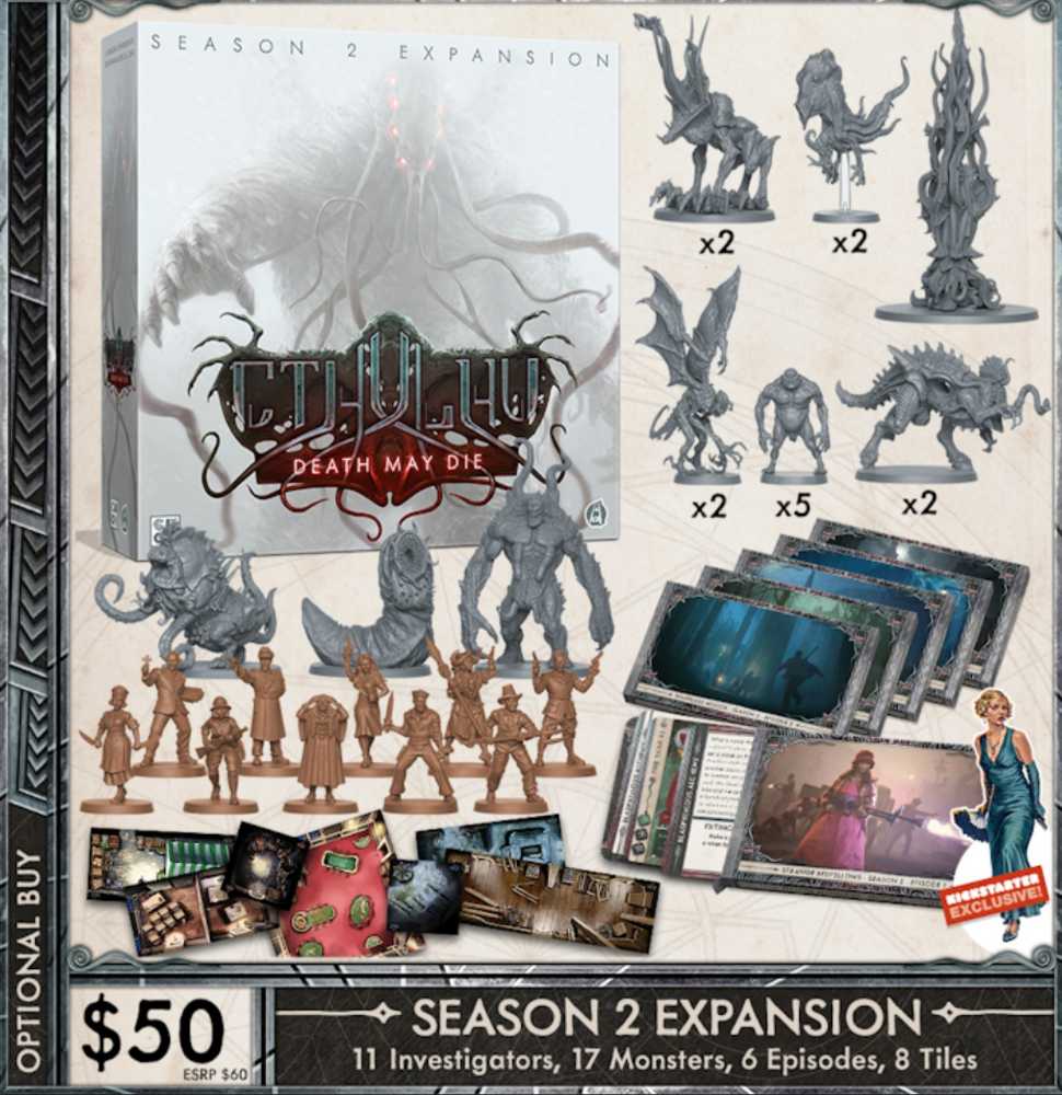 Cthulhu Death May Die: Season 2  (1-5) board game collectible - Main Image 3