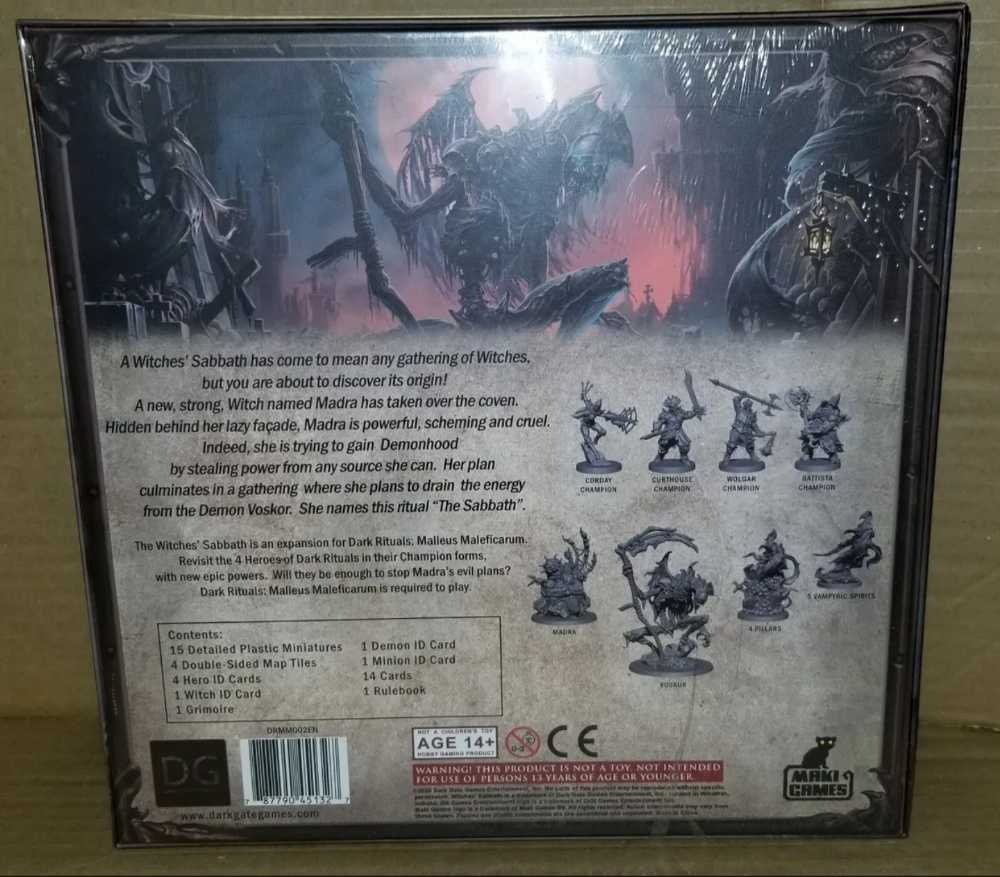 Dark Rituals Malleus Maleficarum: The Witches Sabbath  (2-5) board game collectible - Main Image 2