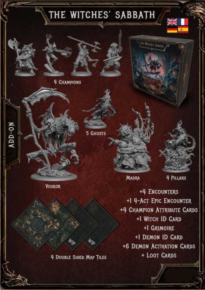 Dark Rituals Malleus Maleficarum: The Witches Sabbath  (2-5) board game collectible - Main Image 3