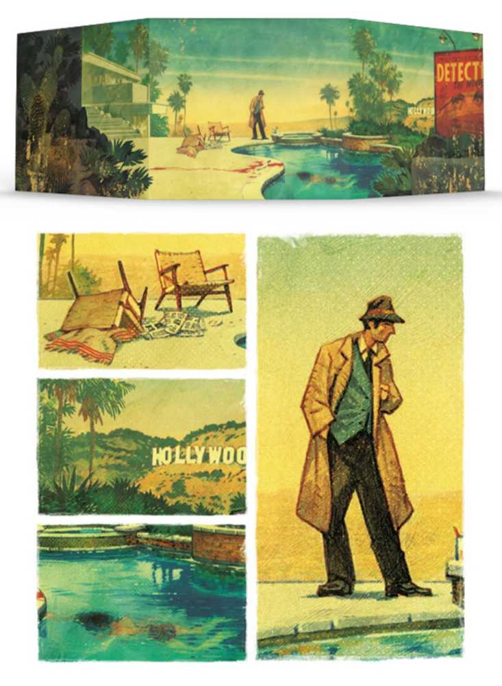 Detective City Of Angels - Chisel Screen  (1-5) board game collectible - Main Image 2