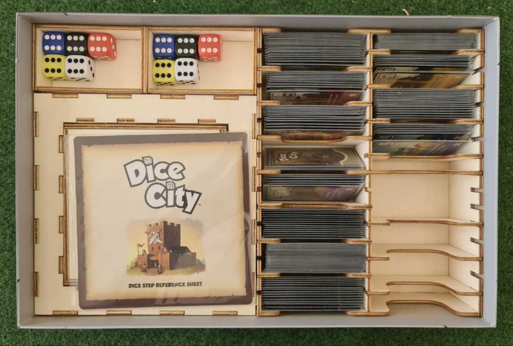 Dice City: Warbox.pl Wooden Insert  (2-4) board game collectible - Main Image 3