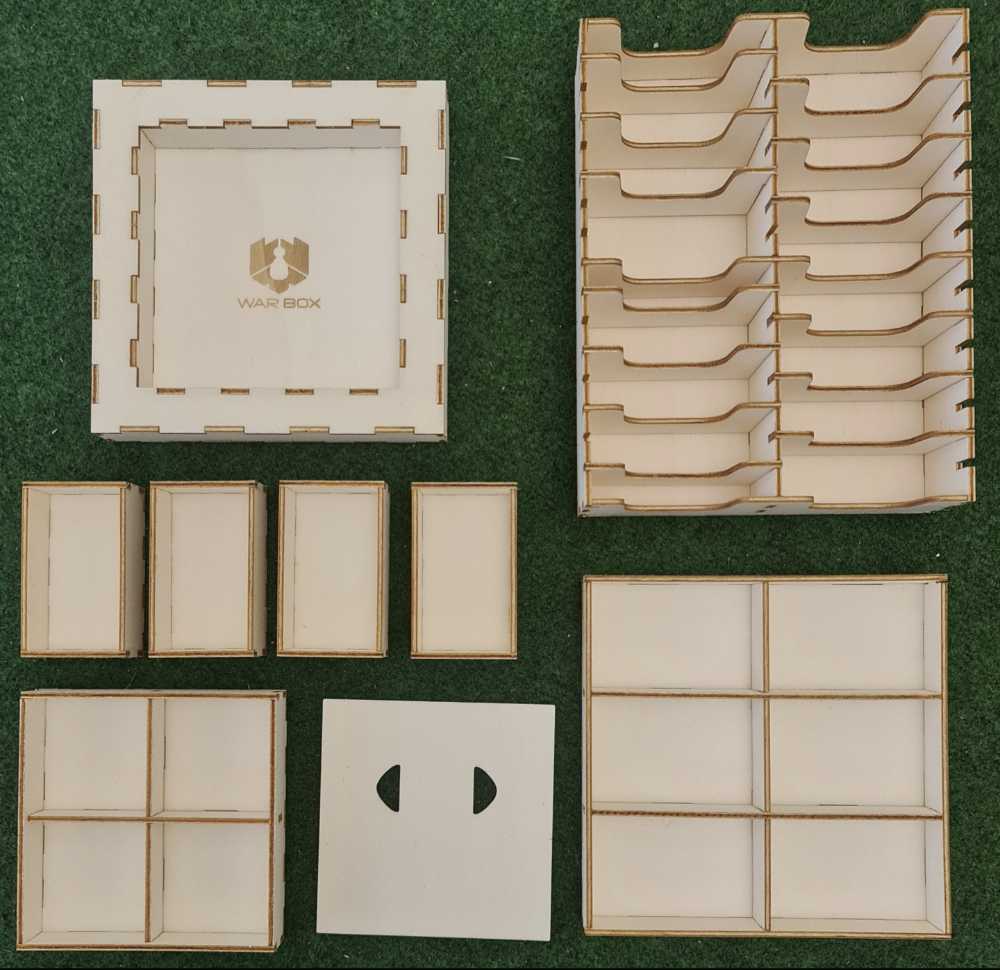 Dice City: Warbox.pl Wooden Insert  (2-4) board game collectible - Main Image 4