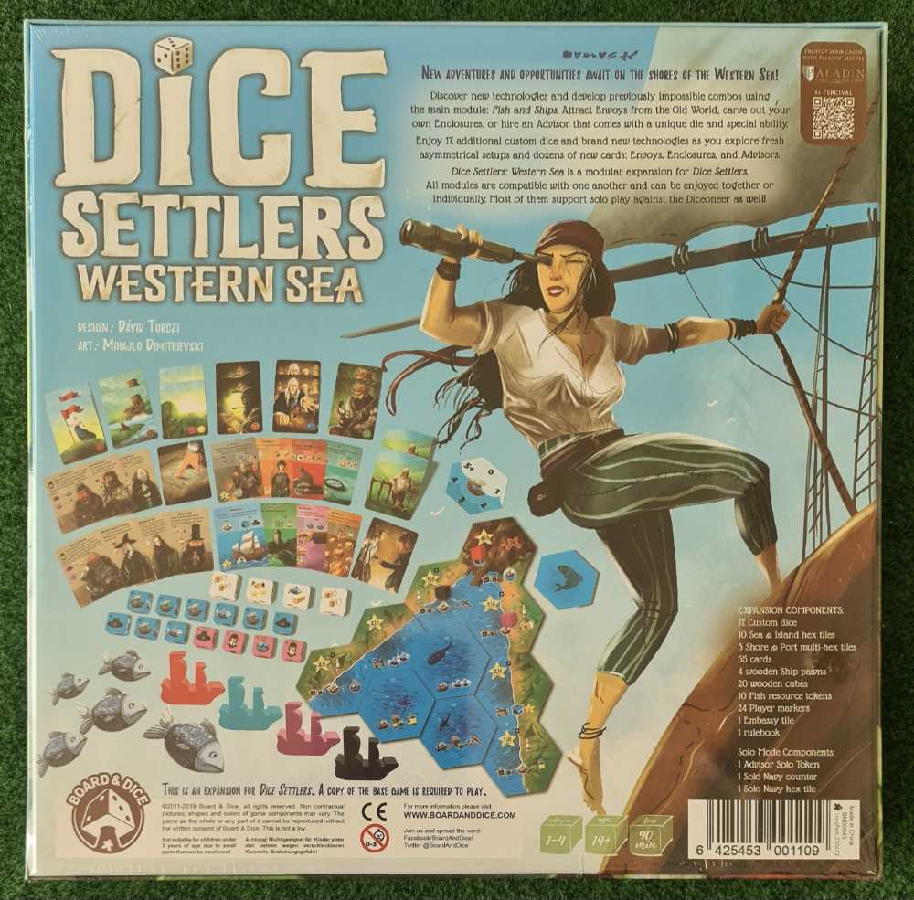 Dice Settlers: Western Sea  (1-4) board game collectible - Main Image 2