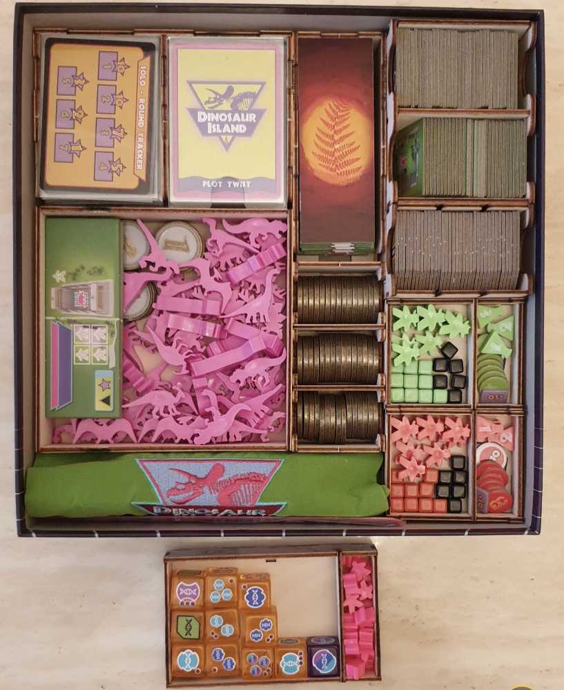 Dinosaur Island: Totally Liquid - Broken Token Organizer  (1-5) board game collectible - Main Image 4