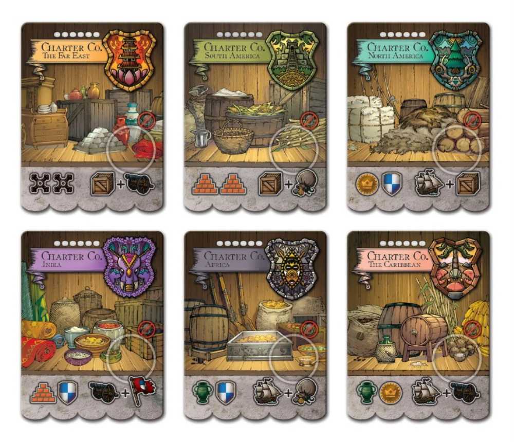 Endeavor Age Of Sail: Charter Companies - Mini-Expansion  (2-5) board game collectible - Main Image 2