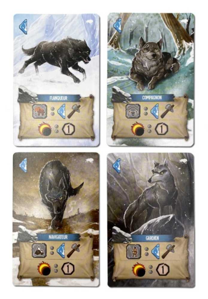 Endless Winter Paleoamericans: Canine Familiars  (1-4) board game collectible - Main Image 3