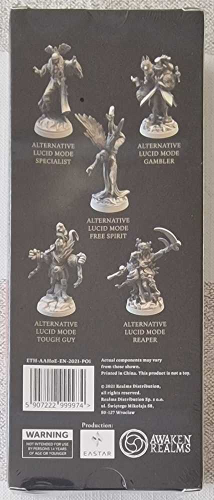 Etherfields: Alternative Advanced Heroes (KS Sundrop)  (1-5) board game collectible - Main Image 2