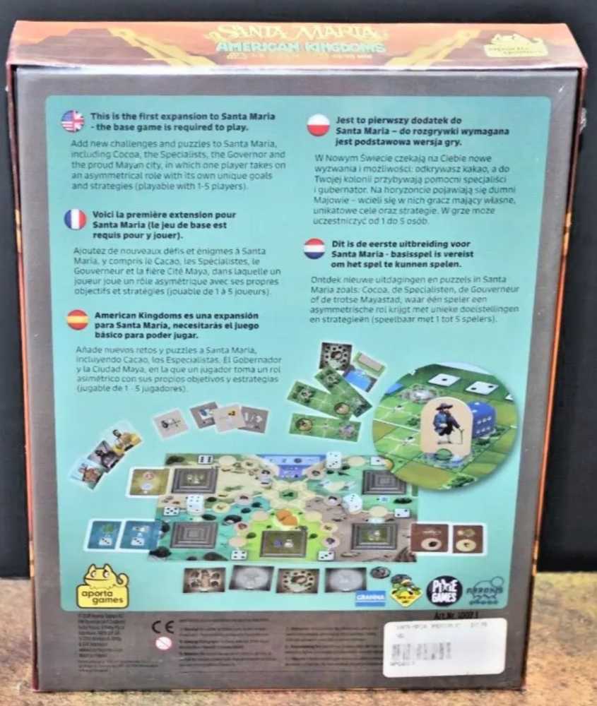 Santa Maria: American Kingdoms  (1-5) board game collectible - Main Image 2