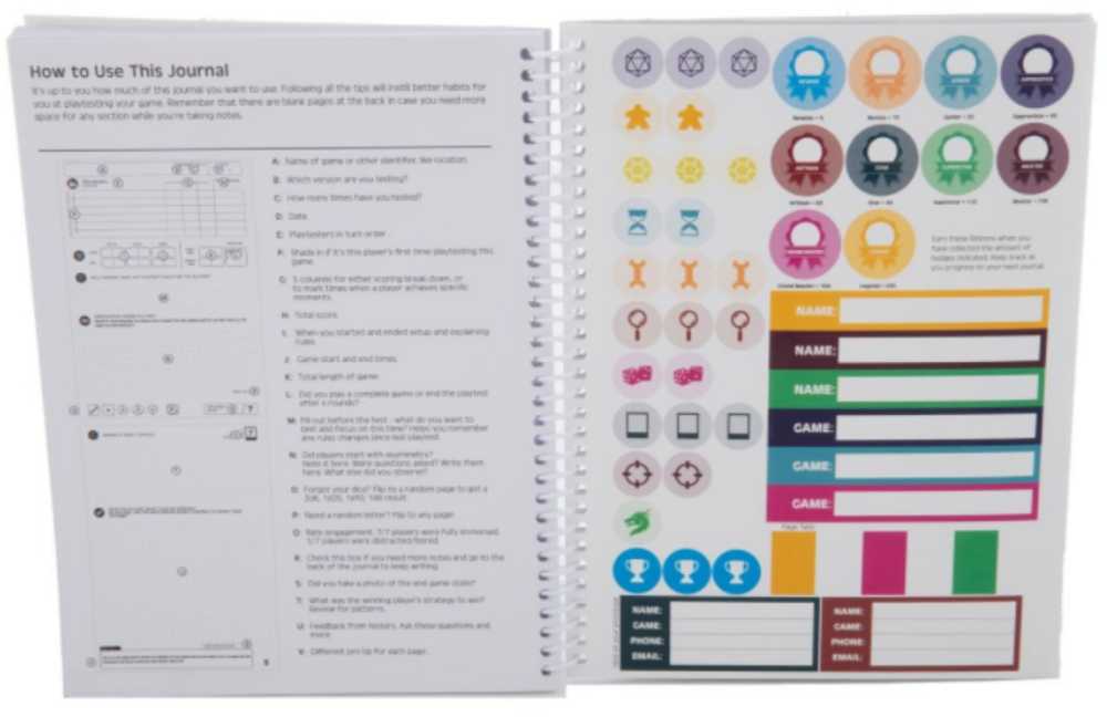 Fail Faster Journal - Kickstarter  (N/A) board game collectible - Main Image 2