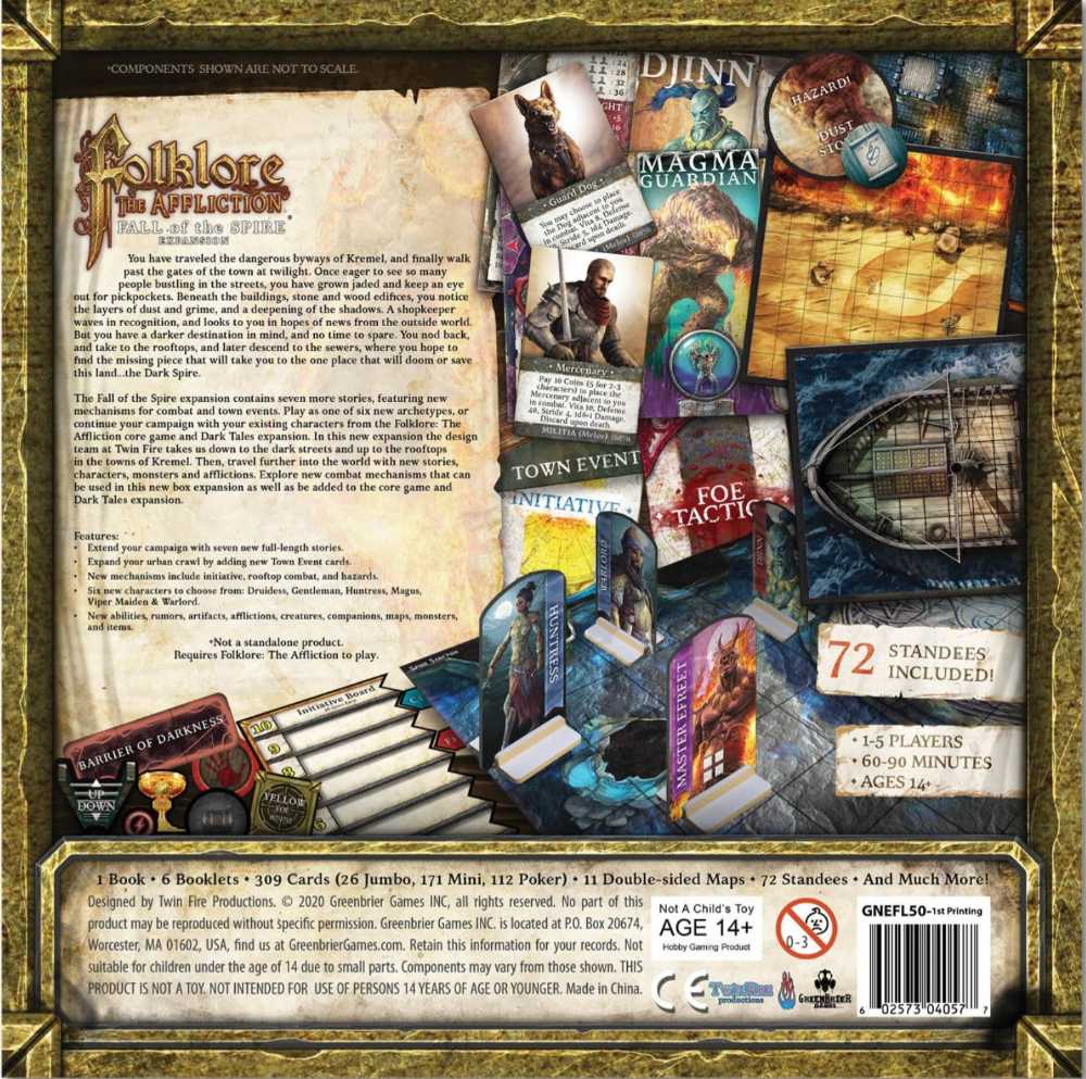 Folklore The Affliction: Fall Of The Spire  (1-5) board game collectible - Main Image 2