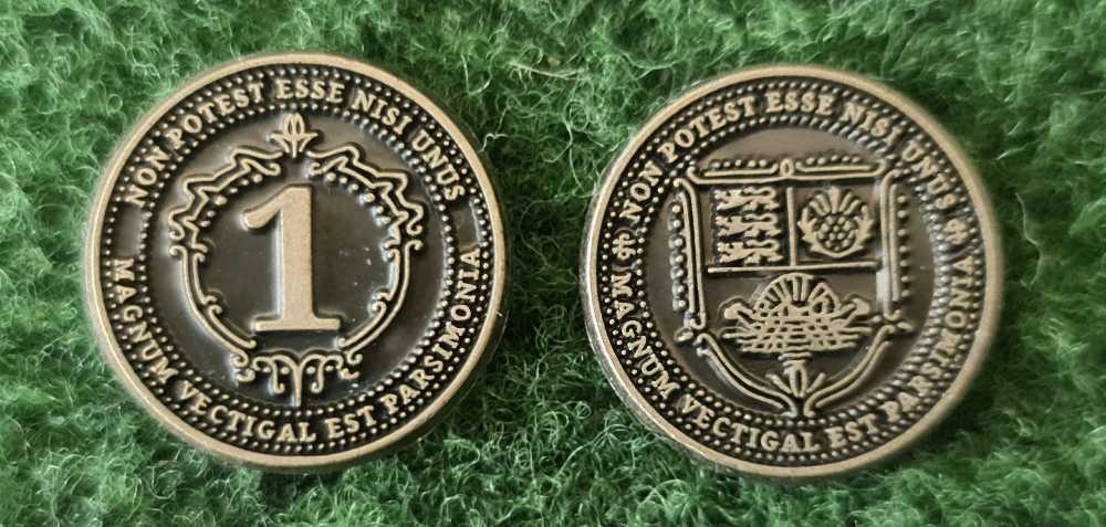 Glen More II Chronicles: Metal Coins  (2-4) board game collectible - Main Image 4