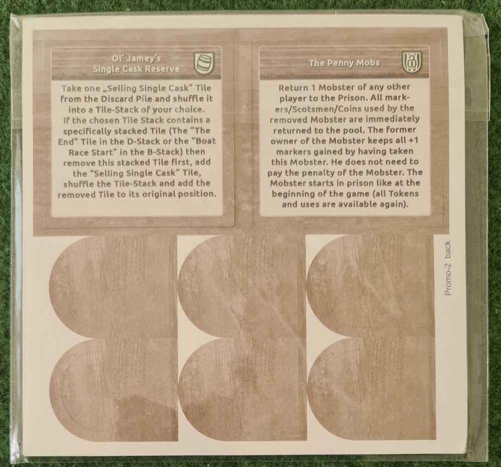 Glen More II Chronicles: Promo 2 - Clan Fields & Cask  (2-4) board game collectible - Main Image 2