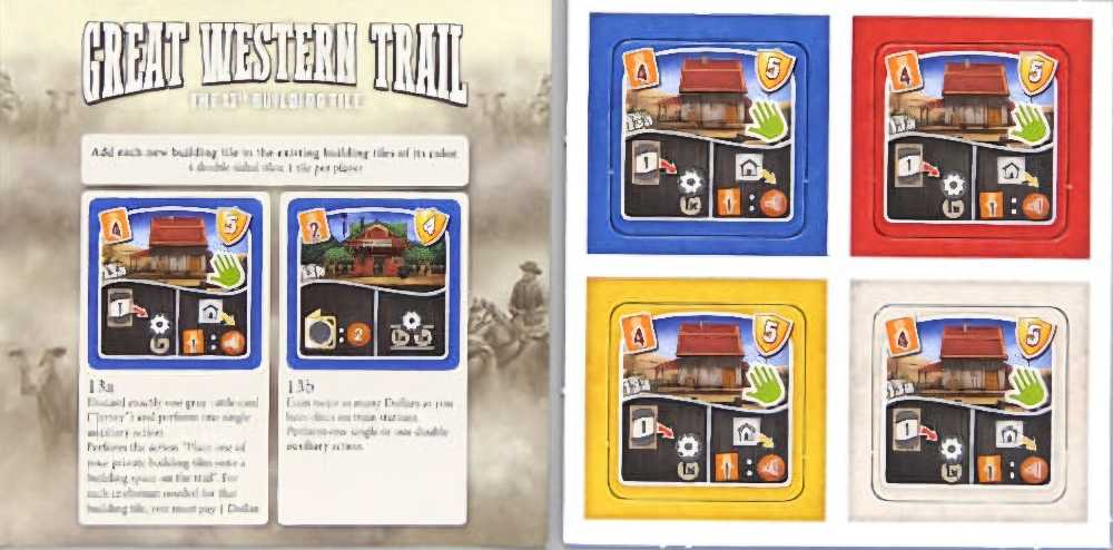 Great Western Trail: 13th Building Tile Promo  (2-4) board game collectible - Main Image 2