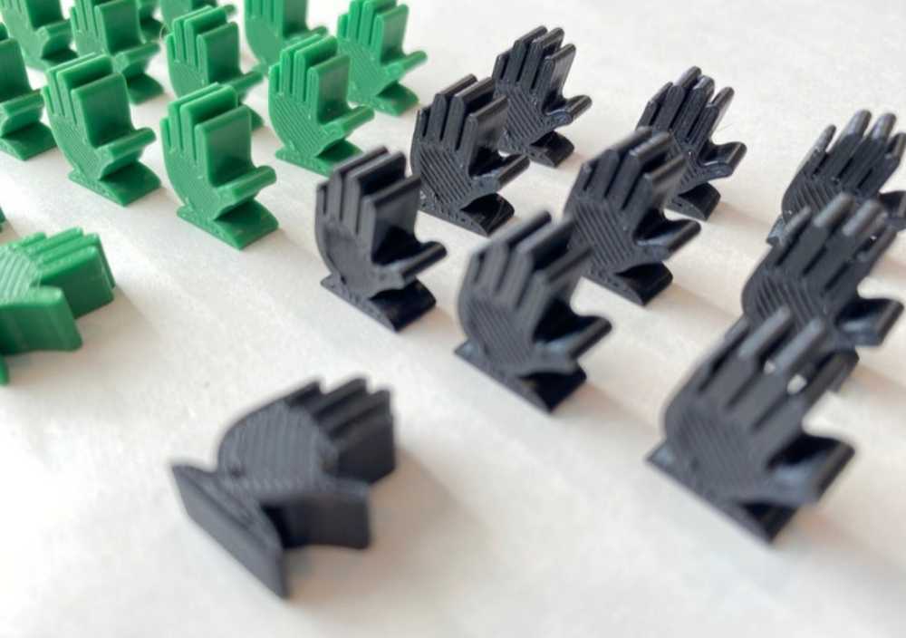 Great Western Trail: Hand Building Platforms (5 Red, White, Blue & Yellow)  (2-4) board game collectible - Main Image 3