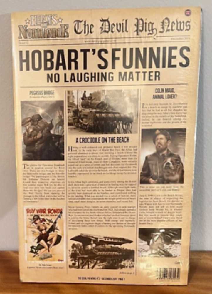 Heroes Of Normandie: (02) The Devil Pig News No.2 - Hobart’s Funnies  (2) board game collectible - Main Image 3