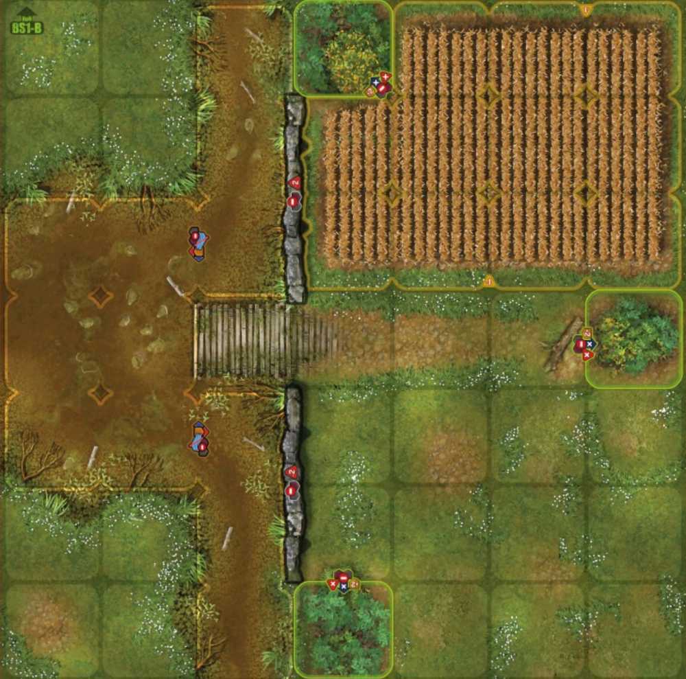 Heroes Of Normandie: Battleground - River Set Terrain Pack  (2) board game collectible - Main Image 2