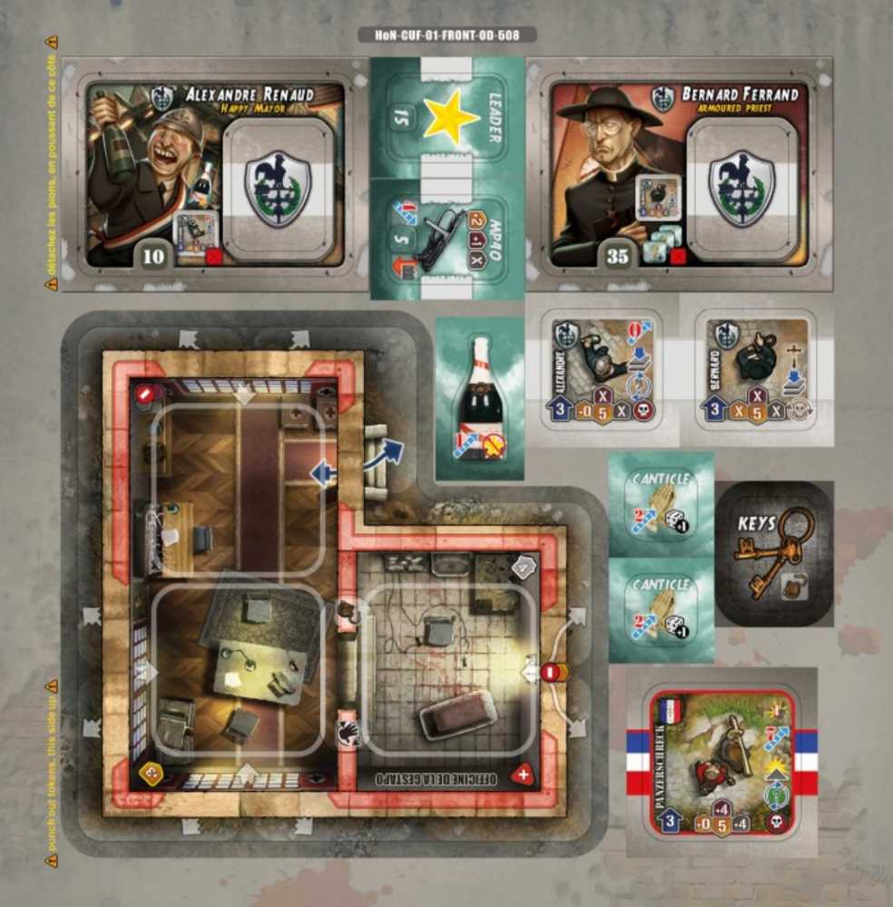 Heroes Of Normandie: Civilians Under Fire Expansion Pack  (2-4) board game collectible - Main Image 3
