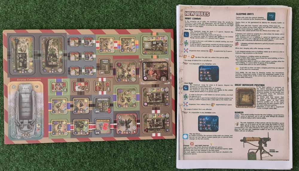 Heroes Of Normandie: D-Day Erratas  (2) board game collectible - Main Image 2
