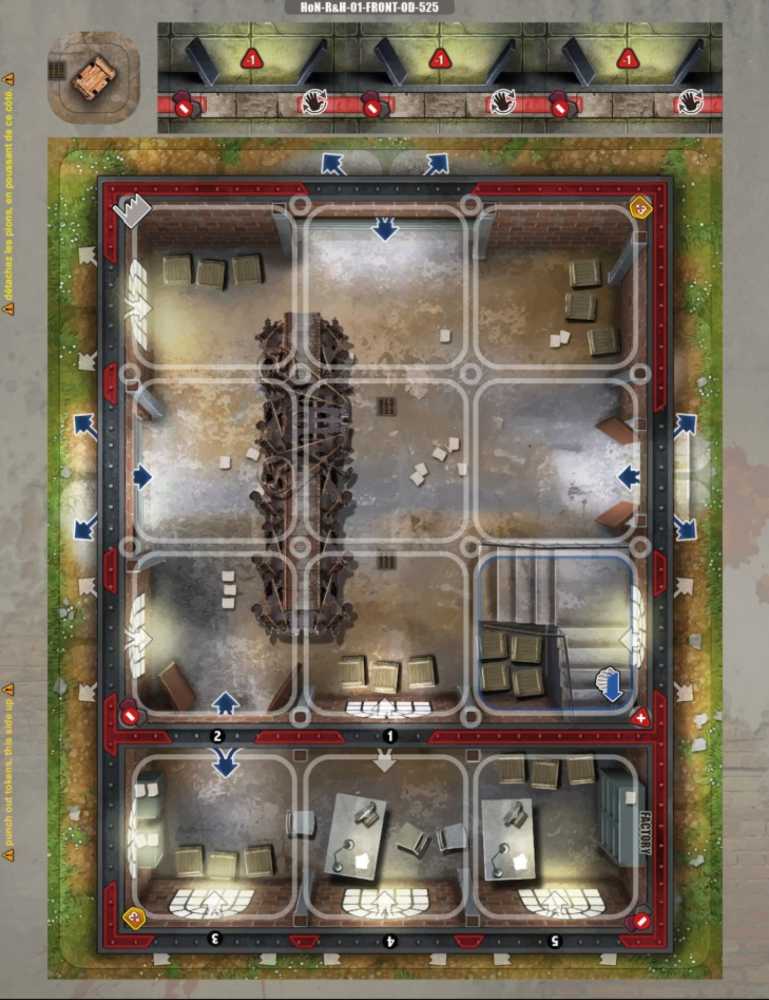 Heroes Of Normandie: Factory & Radar Expansion  (2) board game collectible - Main Image 4