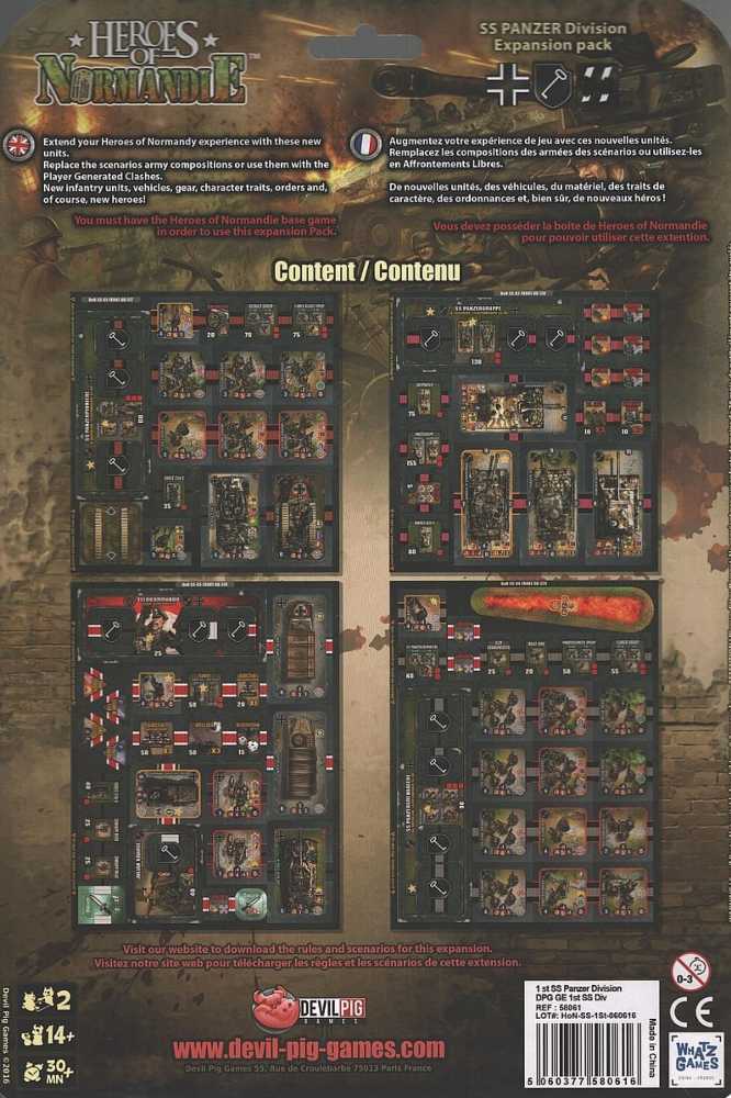 Heroes Of Normandie: GE 1st SS Panzer Division  (2) board game collectible - Main Image 2