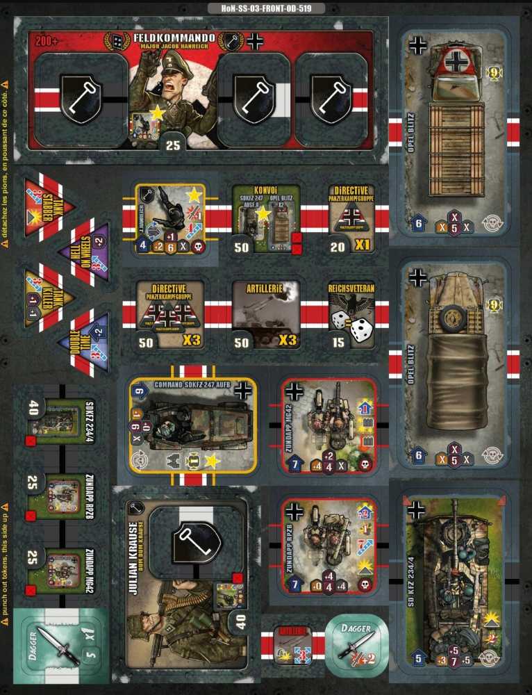 Heroes Of Normandie: GE 1st SS Panzer Division  (2) board game collectible - Main Image 3