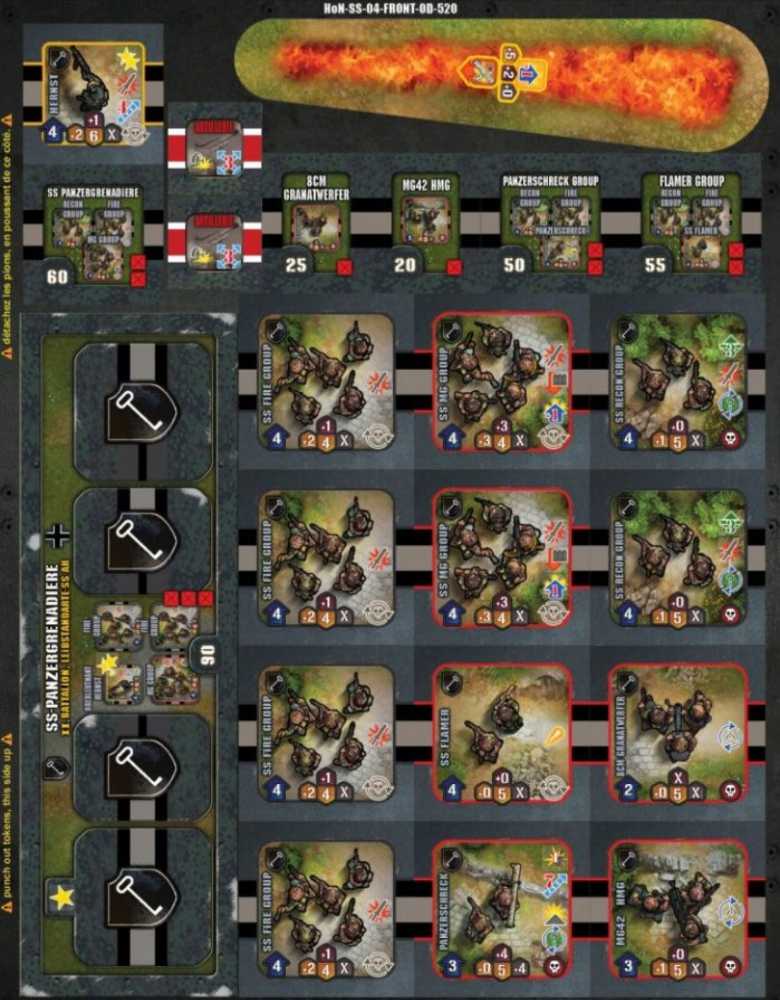 Heroes Of Normandie: GE 1st SS Panzer Division  (2) board game collectible - Main Image 4